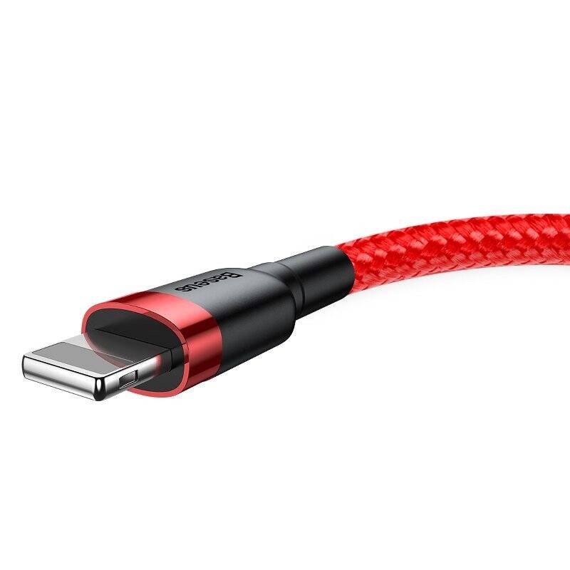 Baseus Cafule USB Lightning Cable 2,4A 0,5m (Red)