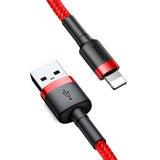 Baseus Cafule USB Lightning Cable 2,4A 0,5m (Red)