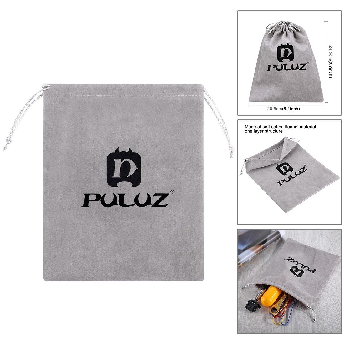 Set of 53 Puluz accessories for sports cameras PKT16