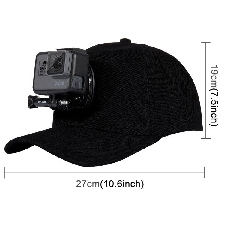 Puluz cap with sports camera mount (DJI, GoPro, Insta360)