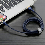 Baseus Cafule Lightning cable 1.5A 2m (Gold+Dark blue)