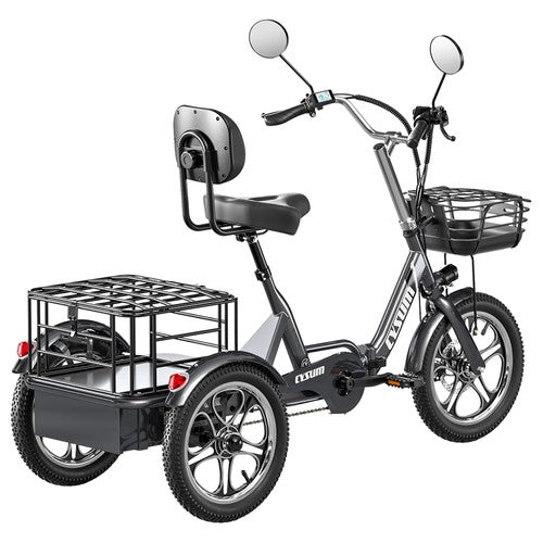 Cysum T1 Pro elektrinis triratis, 250 W variklis 48V22Ah