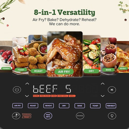 CHEFREE AF500 1700 W 6,5 l oro gruzdintuvė su išmaniuoju termometru