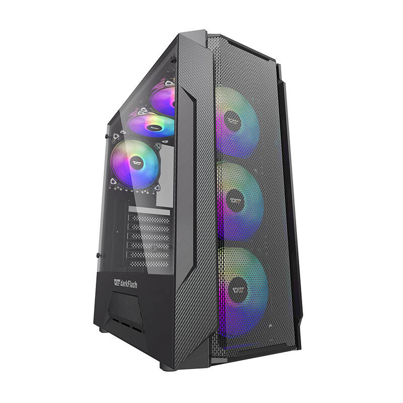 Darkflash LEO computer case (black)