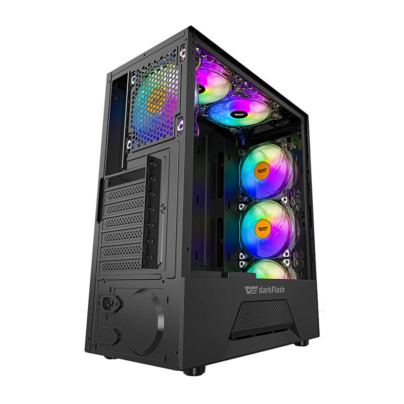Darkflash LEO computer case (black)