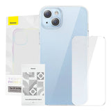 Baseus Crystal Series Case for iPhone 14 Plus + tempered glass