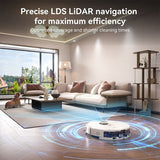 Tesvor S8 Max Robot Vacuum Cleaner, 3-in-1 Vacuum/Sweep/Mop, 8000Pa
