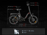 SAMEBIKE CY20 Electric Bike 350W 13Ah