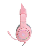 ONIKUMA K9 Pink RGB Gaming Headphones
