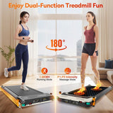 Akluer 520A-A Dual-Sided Walking Pad with Shiatsu Foot Massager