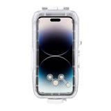 Puluz plastic waterproof case for iPhone 15 Plus/15 Pro Max/14 Plus/14 Pro Max/13 Pro Max/12 Pro Max/11 Pro Max (white)