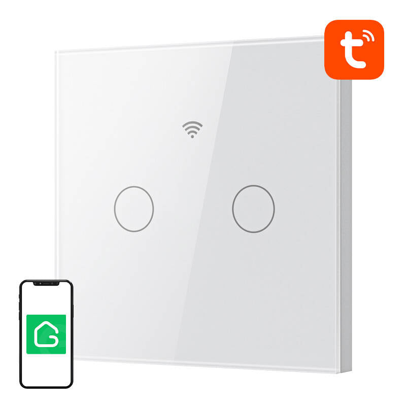 Smart Touch WiFi Light Switch Gosund SLS2 (Optional N, Dual) Tuya