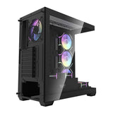 Darkflash DS900 computer case (black) + 7 ARGB fans