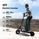 iScooter W9 Elektrinis Paspirtukas 1000W 48V 14Ah