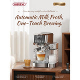 HiBREW H13A 3 in 1 Semi Automatic Coffee Machine, 6 Coffee Modes