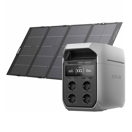 EcoFlow Delta 3 Plus power station + 400W photovoltaic panel