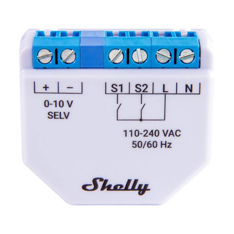 Shelly Plus 0-10V Light Dimmer, WiFi/Bluetooth