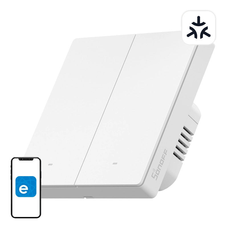 SONOFF M5-2C-86W WiFi Matter smart wall switch (2-channel)
