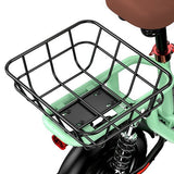 iScooter i12 Electric Scooter with Seat & Rear Basket, 500W