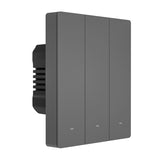 SONOFF M5-3C-80 Smart WiFi Wall Switch (3-channel, flush-mount, graphite)