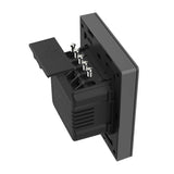 SONOFF M5-3C-80 Smart WiFi Wall Switch (3-channel, flush-mount, graphite)