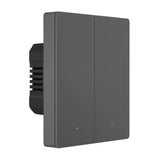 Smart Matter over WiFi wall switch SONOFF M5-2C-80 (2-channel, for frame, graphite)