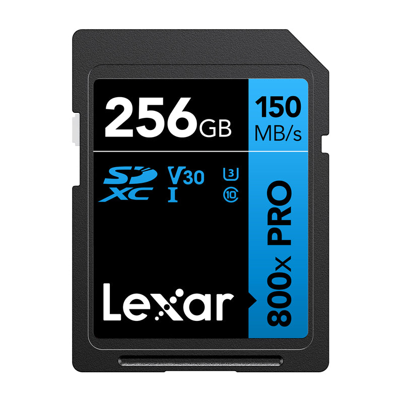 Lexar Professional 800x Pro SDXC 256GD memory card