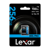 Lexar Professional 800x Pro SDXC 256GD memory card