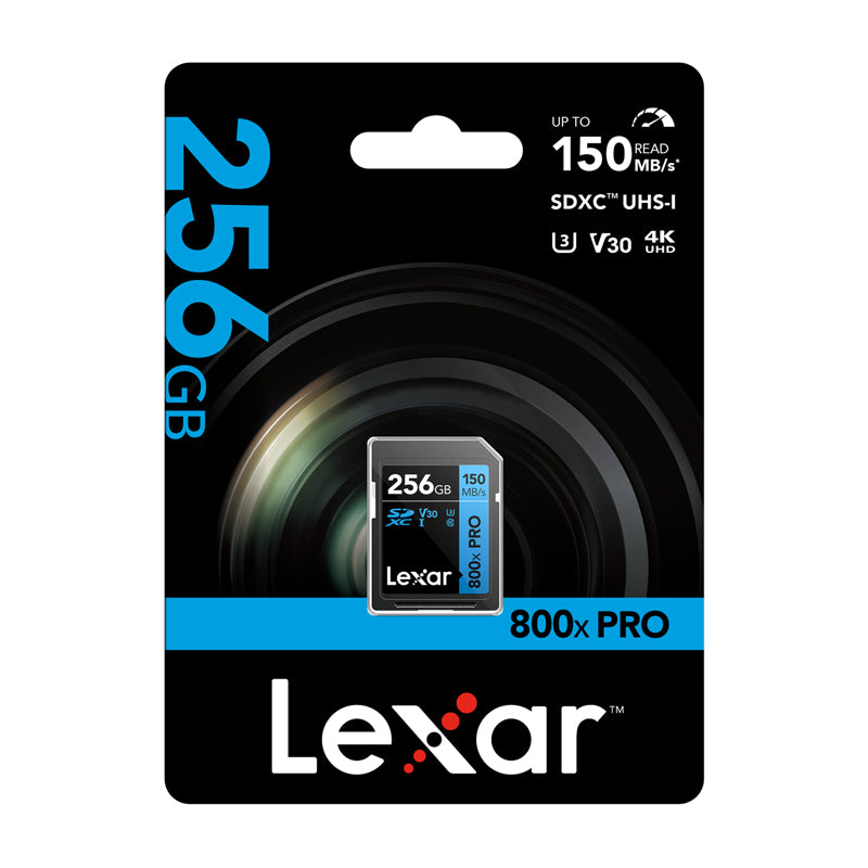 Lexar Professional 800x Pro SDXC 256GD memory card