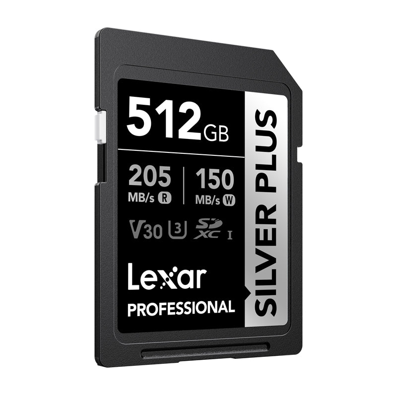 Lexar Professional SILVER PLUS SDXC 512GB memory card