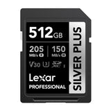 Lexar Professional SILVER PLUS SDXC 512GB memory card
