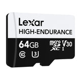 Lexar High-Endurance microSDHC/microSDXC 64GB memory card