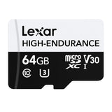 Lexar High-Endurance microSDHC/microSDXC 64GB memory card