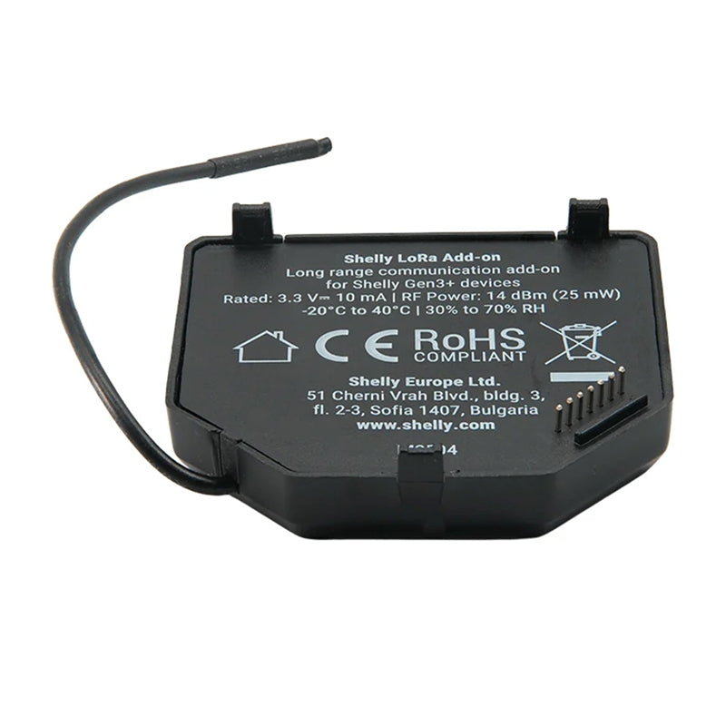 Set of 2 EU868 Relays for gen.3/4 Shelly LoRa Add-on