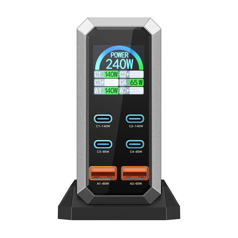 Blitzwolf BW-S31 2xUSB-A, 4xUSB-C, PD, 240W network charger.