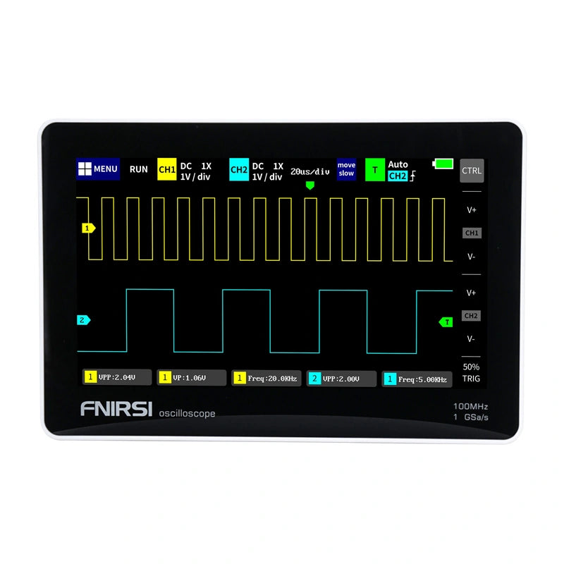 FNIRSI 1013D 7" portable tablet oscilloscope