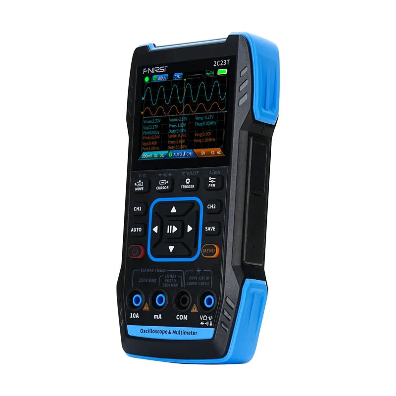 Portable 3-in-1 oscilloscope FNIRSI 2C23T multimeter signal generator