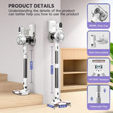 Teendow V08 Pro Cordless Vacuum Cleaner 25kPa
