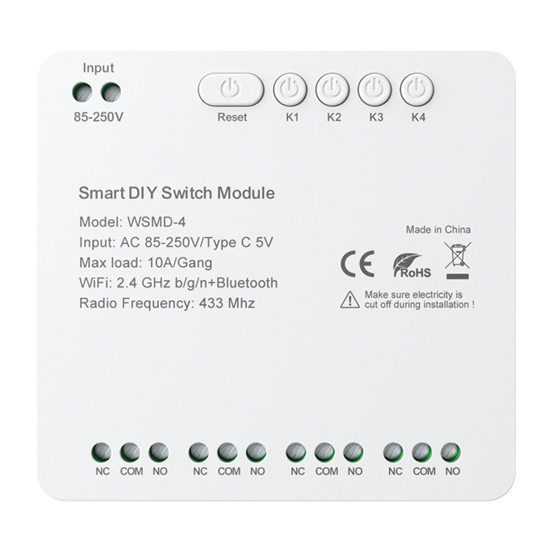 DIY Avatto WSMD-4 250V smart switch module