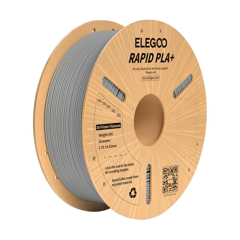 ELEGOO Rapid PLA+ Filament (Gray)