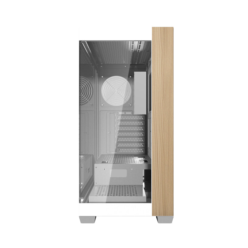 Darkflash DS900W computer case without fans (White)