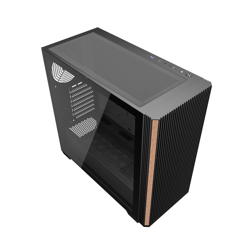 Darkflash DS900WS ATX computer case without fans (Black)