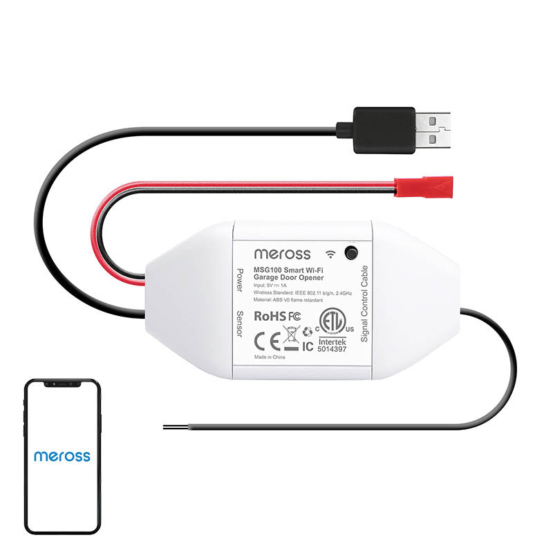 Meross MSG100HK smart garage door switch (HomeKit)