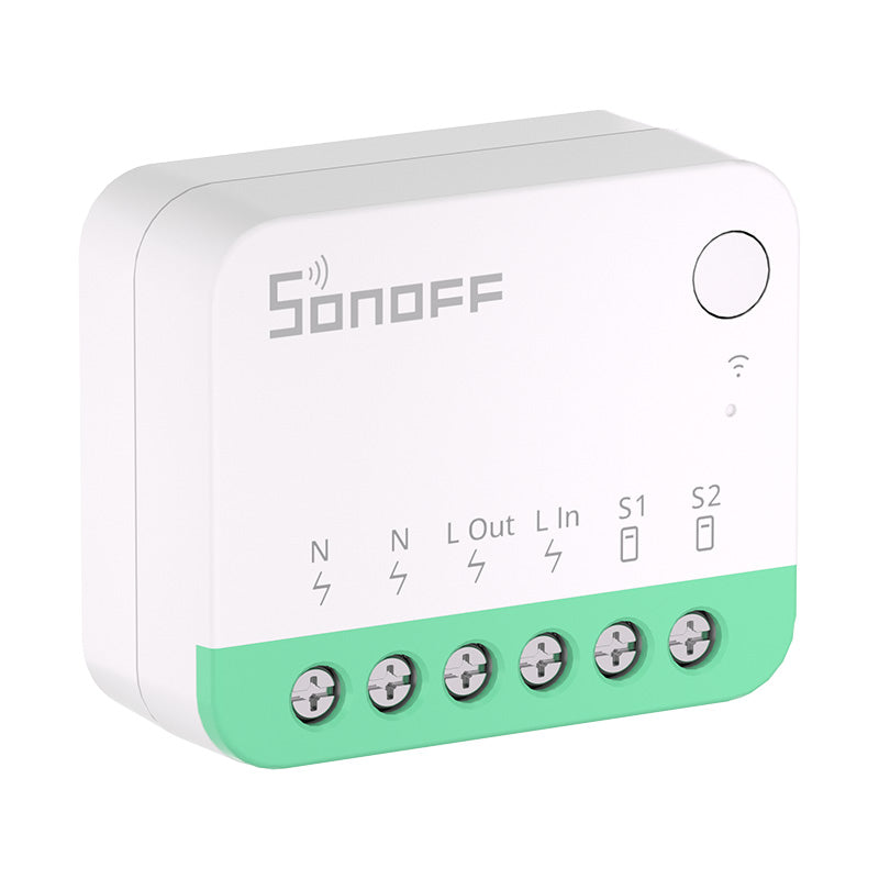 Sonoff MINIR4M Matter smart WiFi mini switch (HomeKit, SmartThings, Home Assistant).
