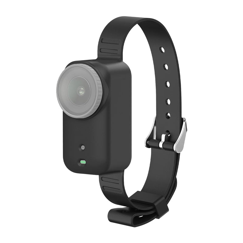 Silicone band / Pet collar Puluz for DJI Osmo Nano (Black)