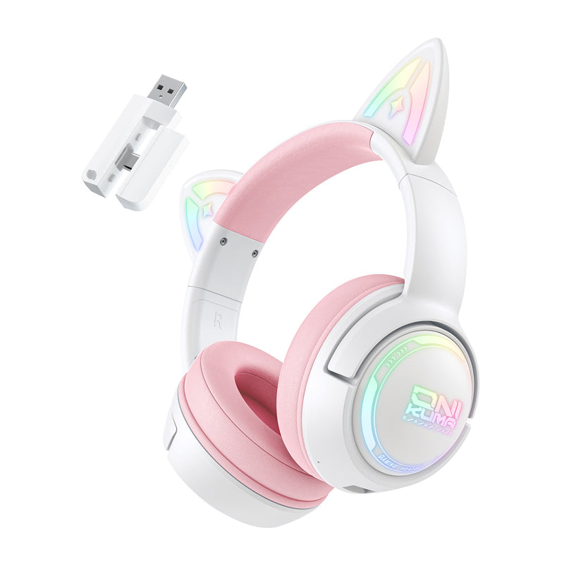 ONIKUMA GT838 gaming headphones (pink)