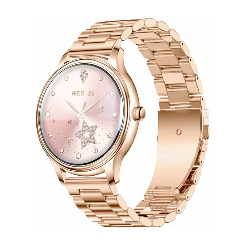 COLMI L28 Smart Watch (Gold + gold steel strap)