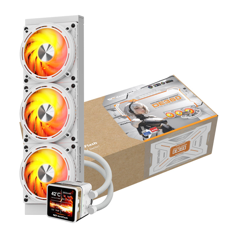 Water cooling for the processor DE360 (white)