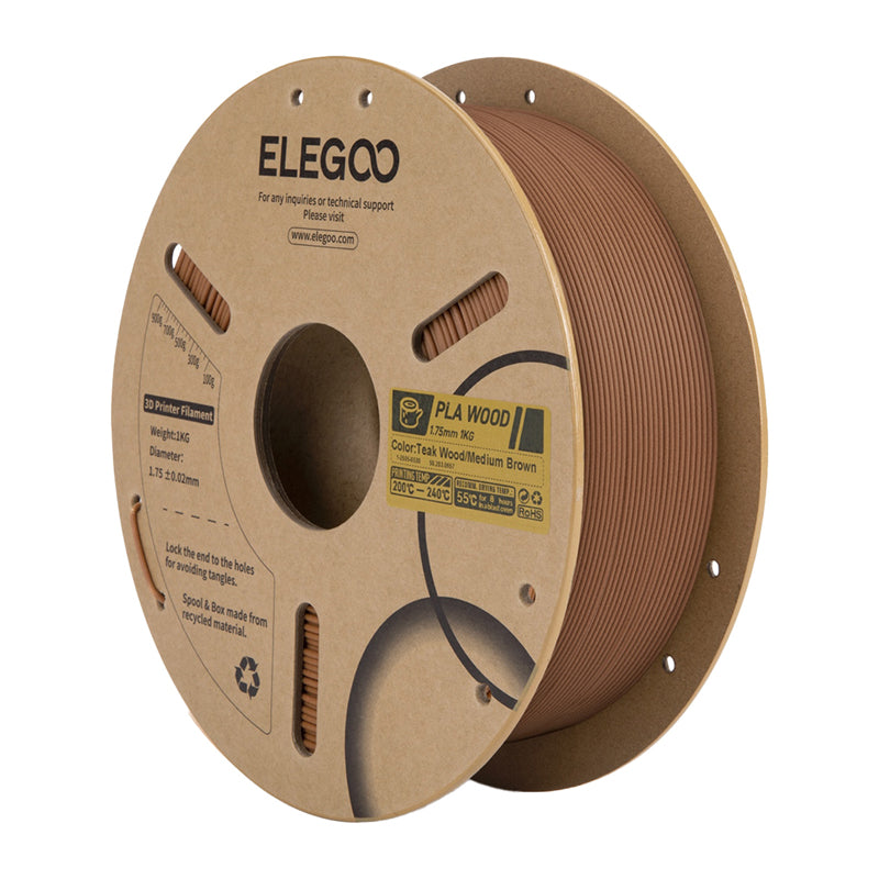 PLA Wood filament (Indian oak)