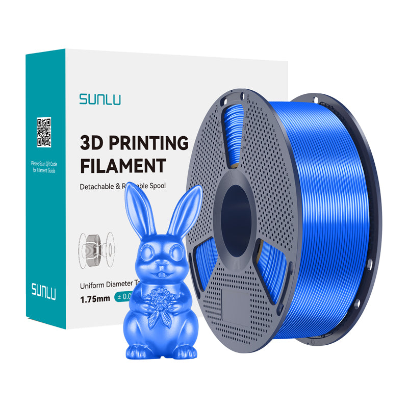 Sunlu PLA+ Silk Filament (blue)